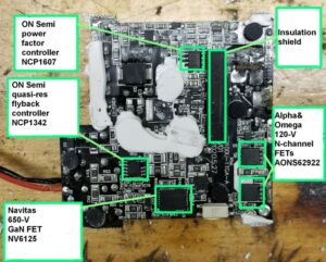 PCB with callouts