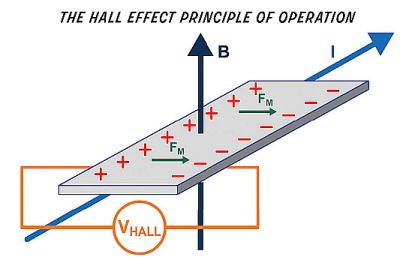 Hall effect principle of operation