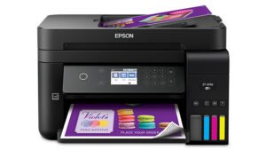 Epson WorkForce EcoTank ET-3750- Printer with Refillable Ink