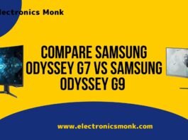 Compare Samsung Odyssey G7 vs Samsung Odyssey G9