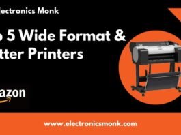 top 5 wide format & plotter printers on Amazon