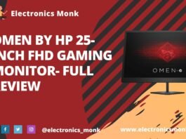 Omen by HP 25-Inch FHD Gaming Monitor- Full Review