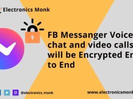 FB Messanger Voice Chat and Video Calls will be Encrypted End to End