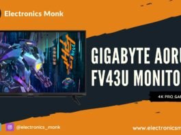 Gigabyte Aorus Fv43u Gaming Monitor Review