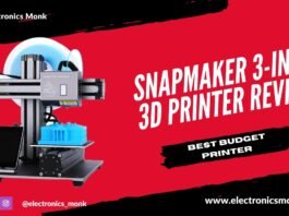Snapmaker 3-in-1 3D Printer Review by Electronics Monk