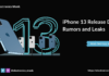 iPhone 13 Release Date, Rumors and Leaks | Electronics Monk