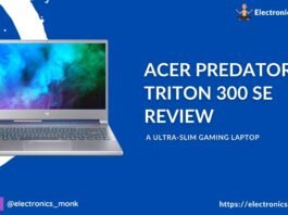 Acer Predator Triton 300 SE Review: A Ultra-Slim Gaming Laptop
