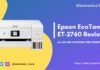 Epson EcoTank ET-2760 Review: All-In-One Cartridge-Free Supertank