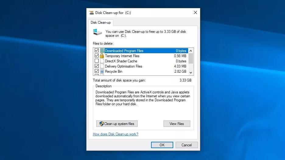 Free Up Disk Space