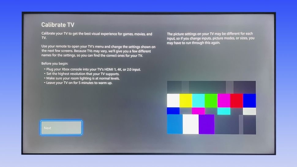 How to Calibrate Your TV for Xbox Series X or S Series for Gaming