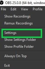 How to use OBS Select settings