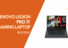 Lenovo Legion Pro 7i gaming laptop Review
