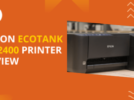 Epson EcoTank ET-2400 Printer Review
